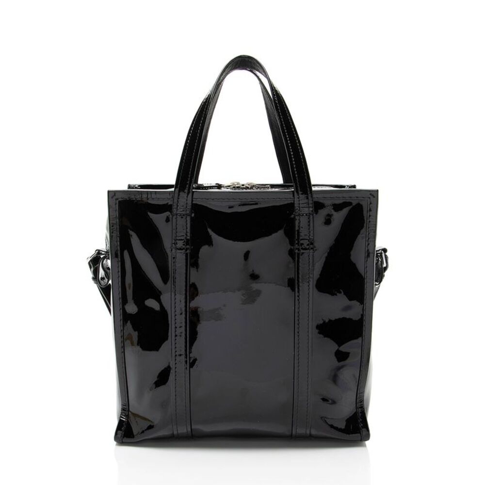 Balenciaga Patent Leather Bazar Small Shopper Tote - Picture 3 of 16
